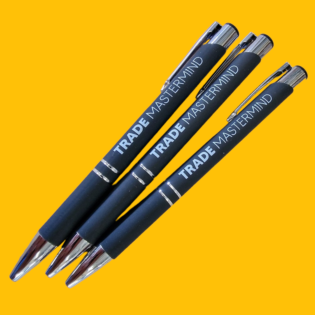 Soft Touch Metal Pens Printed