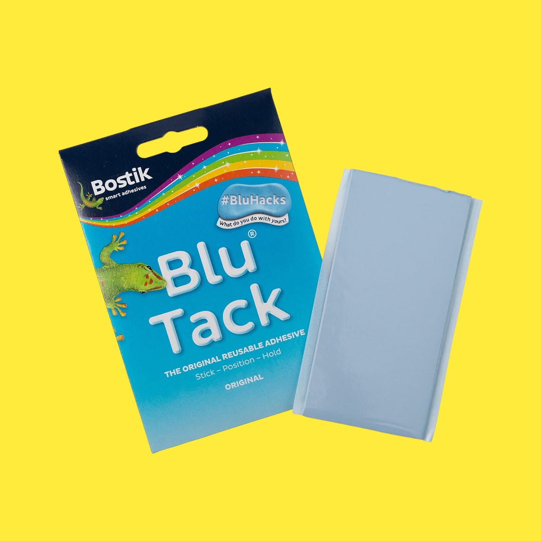 Blutack, Blu-tack, blue-tack