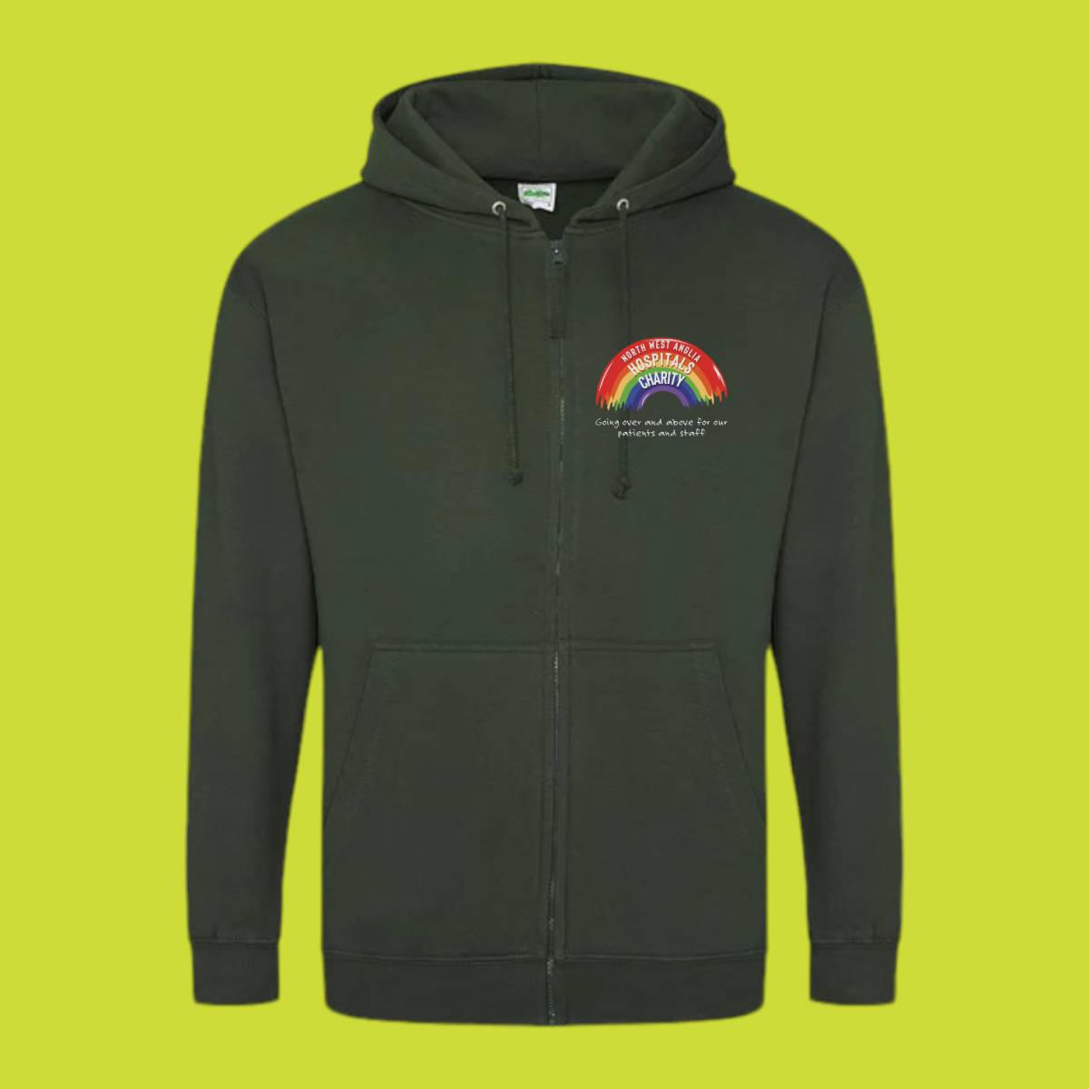 North West Charity Zoodie - Forest Green