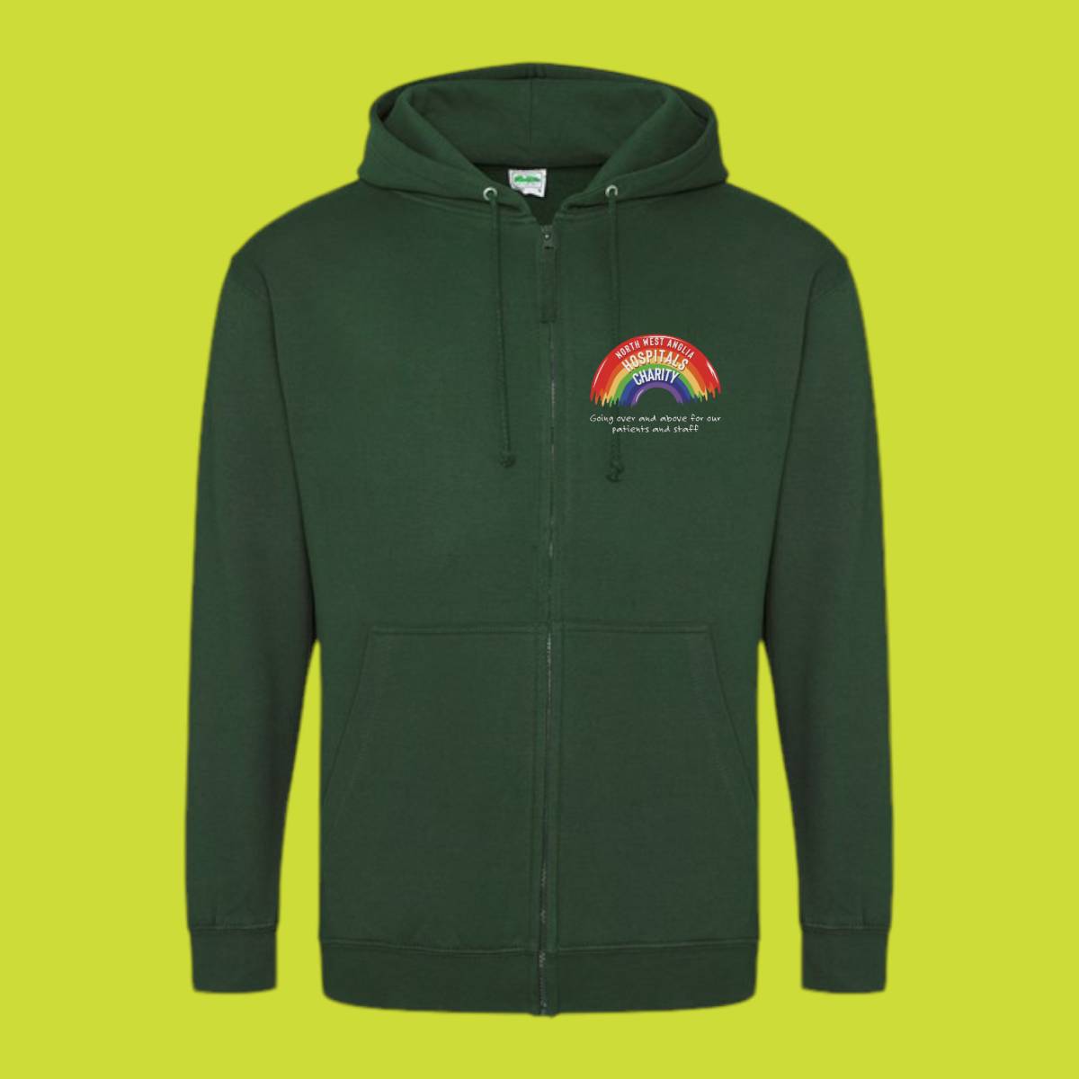 North West Charity Zoodie - Bottle Green