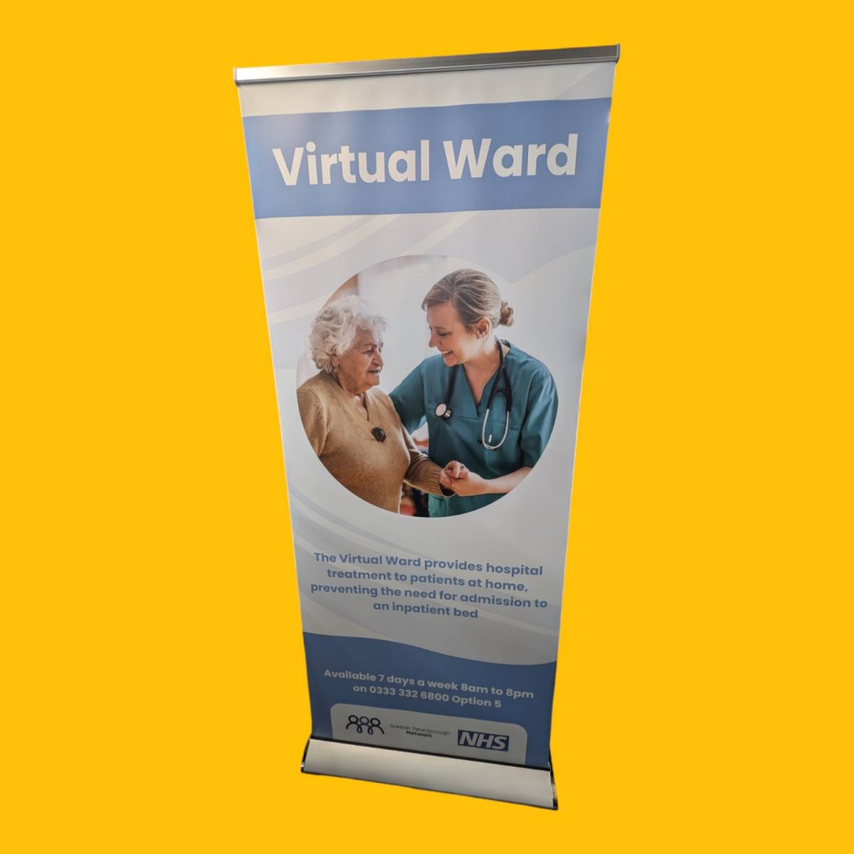 Banners are great tools to draw the eye and let customers see an overview of your business